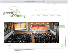 Tablet Screenshot of greenstorming.de